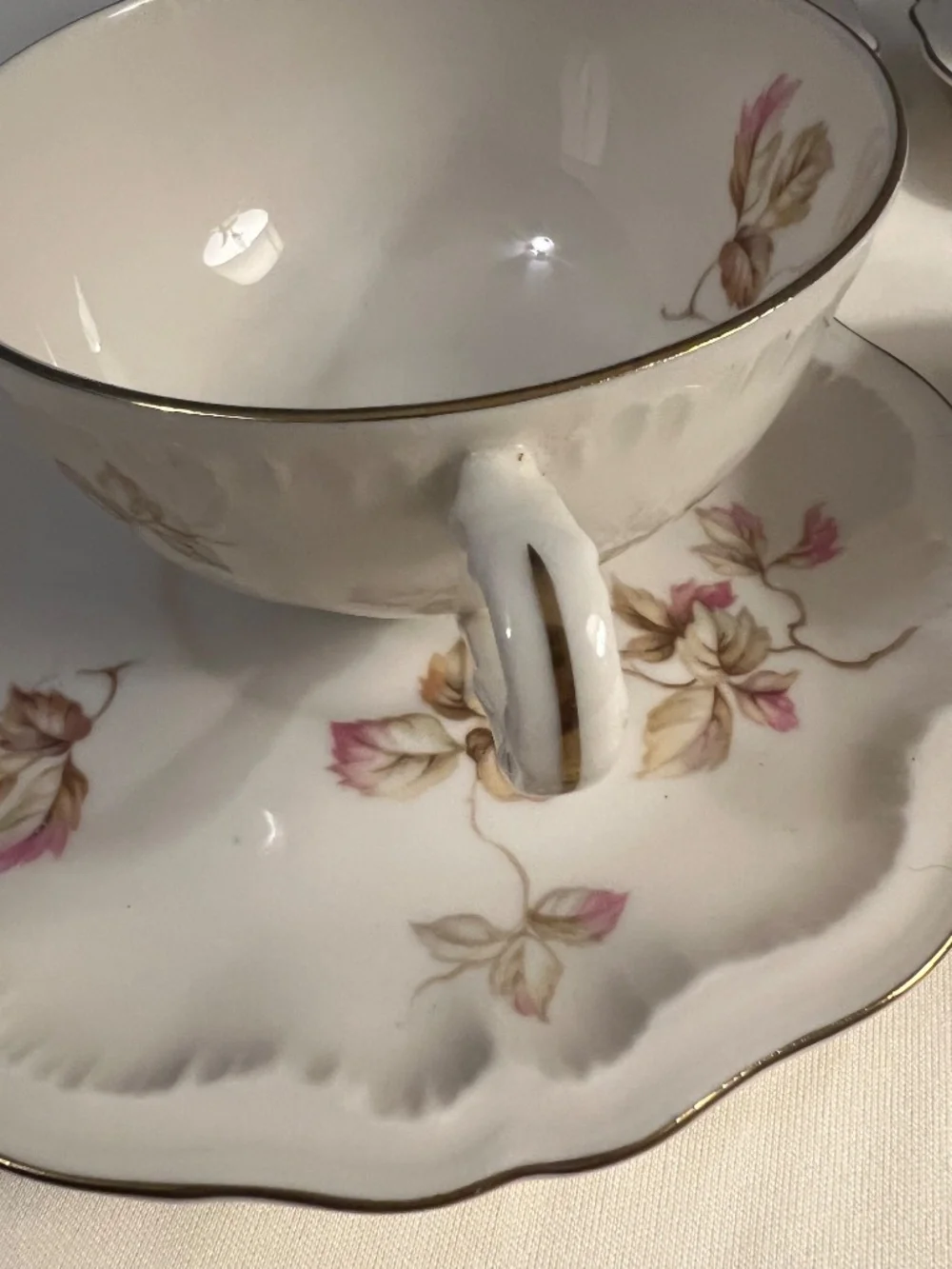 Theodore Haviland Lancaster Teacups and Saucers 4 Sets